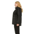 thumbnail image 3 of Swiss Tech Ladies Plus Quilted Mixed Media Jacket, 3 of 6