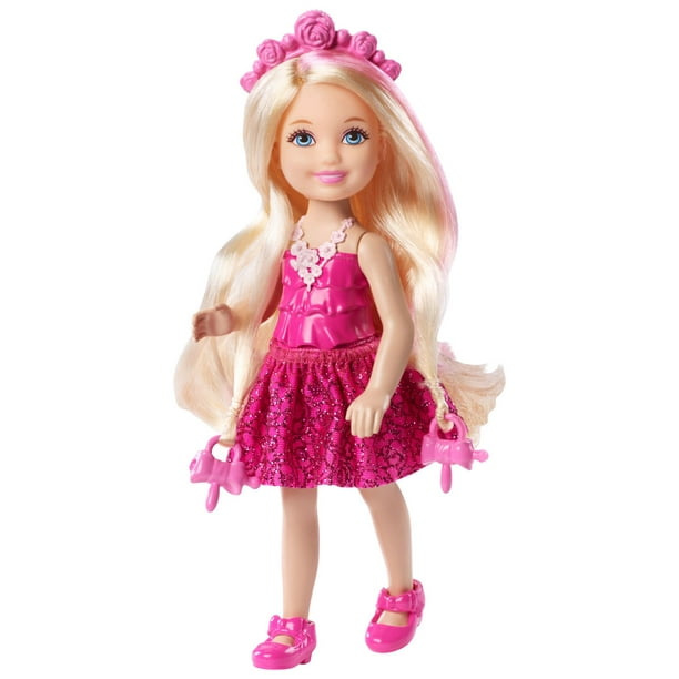 Poupée Royaume des coiffures infinies junior de Barbie rose
