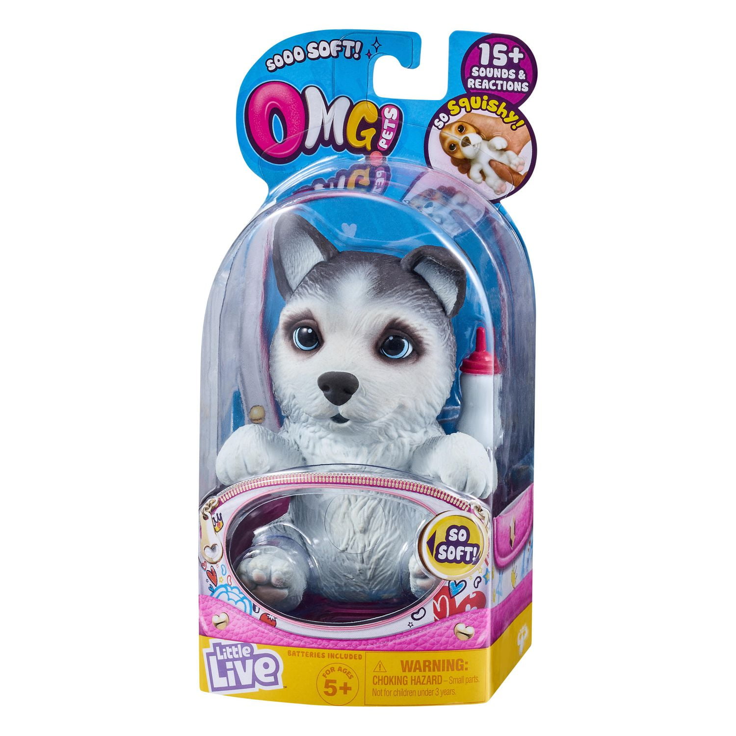 Little live pets husky hot sale dog