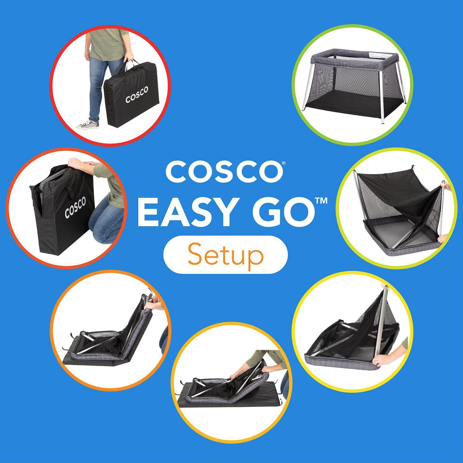 Cosco 2025 travel crib