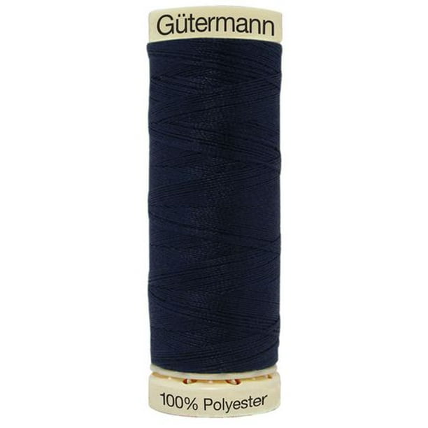 Fil Gutermann Tout usage 100% Polyester 100 m - Moyenne Bleu Marine