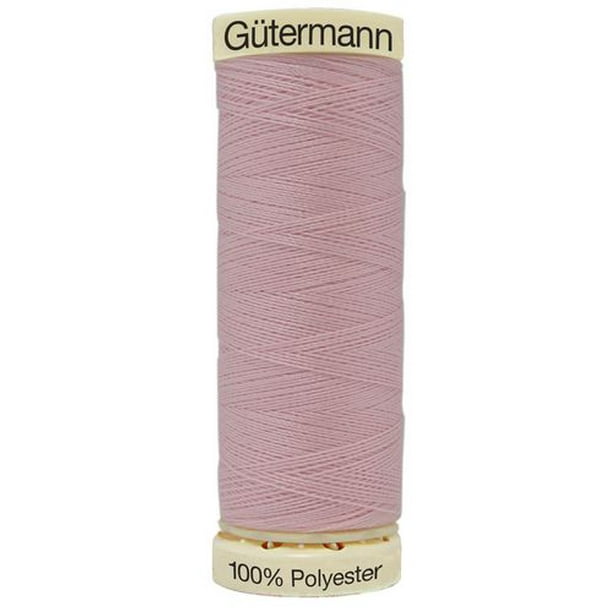 Fil Gutermann Tout usage 100% Polyester 100 m - Rose Pâle