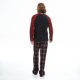 thumbnail image 3 of George Men's Microfleece Pajamas 2-Piece Set, 3 of 6