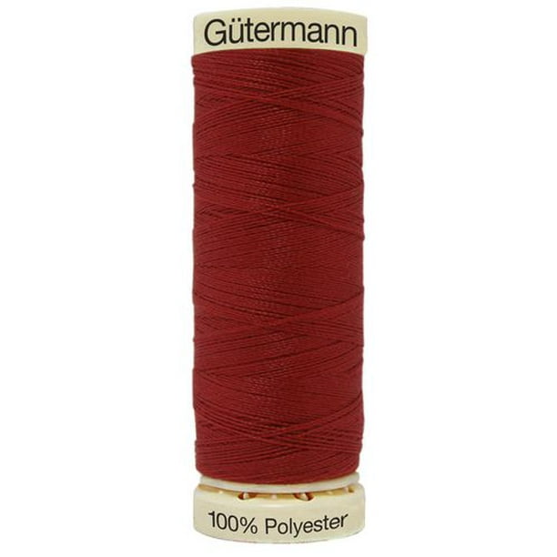Fil Gutermann Tout usage 100% Polyester 100 m - Rouge Brûlé