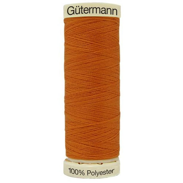 Fil Gutermann Tout usage 100% Polyester 100 m - Orange Moyenne