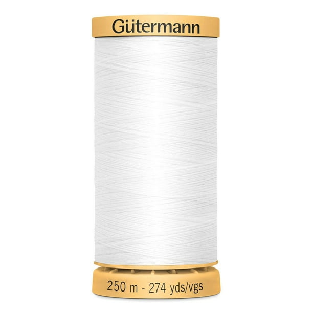 Fil à 100 % coton Gutermann 250 m/273 vgs