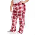 thumbnail image 2 of George Plus Women's Plush Pajama Pant, 2 of 6