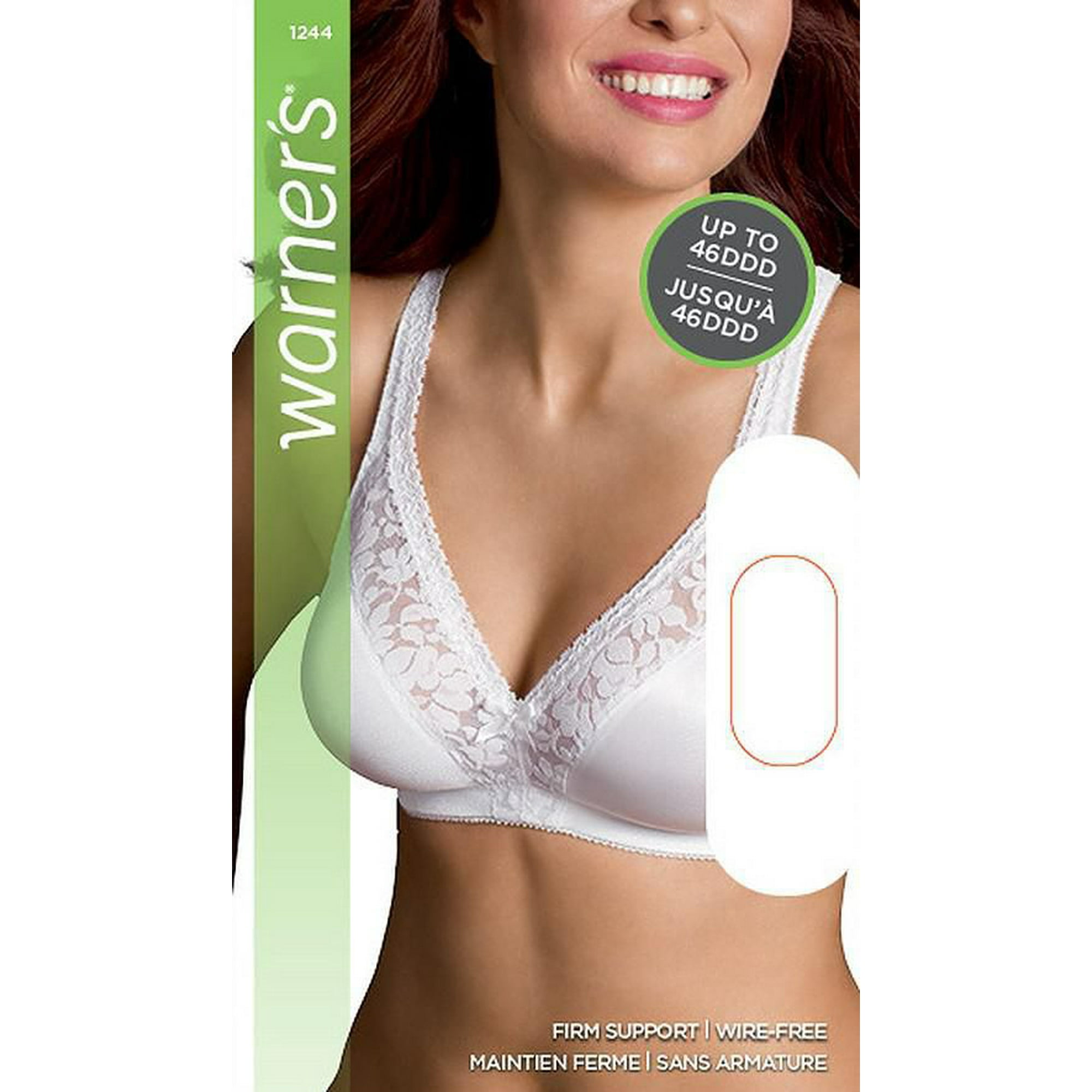 Buy DD-GG White Recycled Lace Comfort Full Cup Bra 42DD, Bras