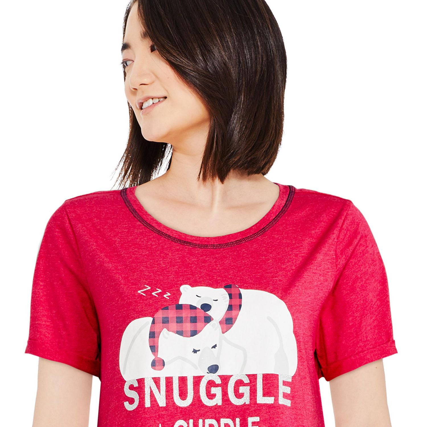 George Women's Rolled Sleeve Nightshirt