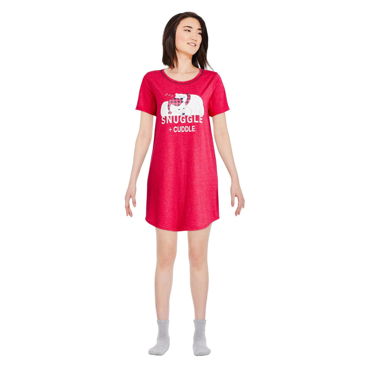 George Women's Rolled Sleeve Nightshirt