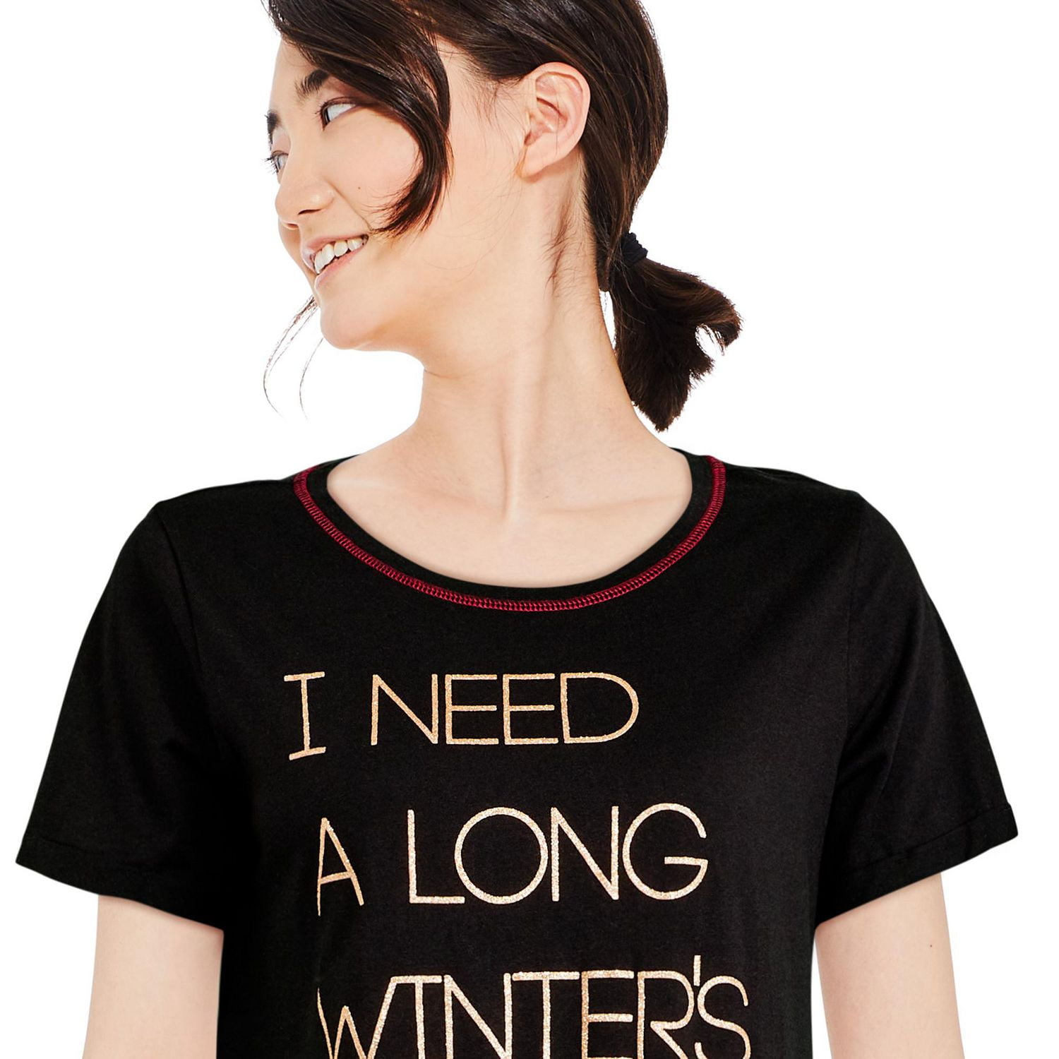 George Women's Rolled Sleeve Nightshirt