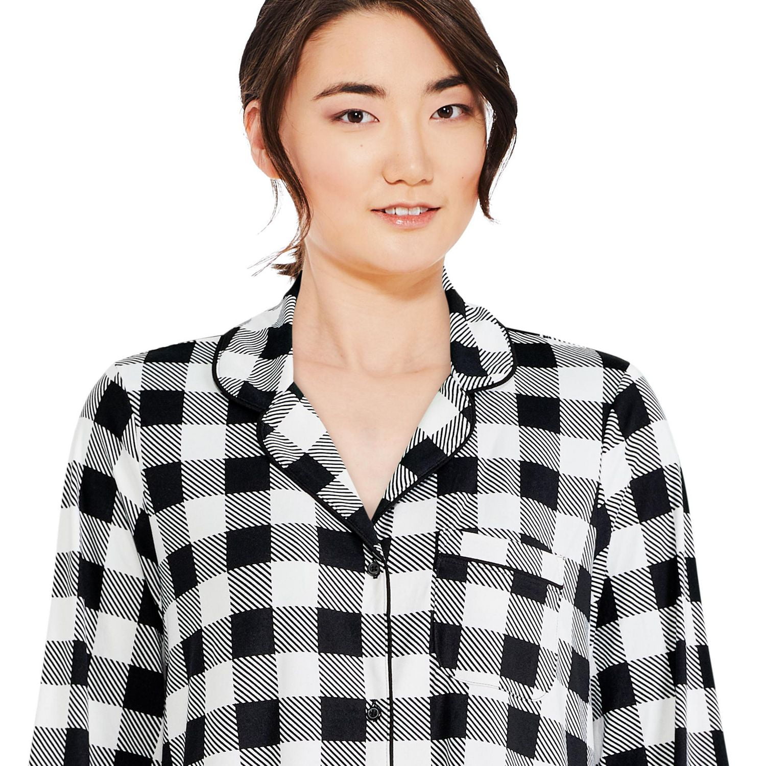 George Women's Notched Collar Nightshirt