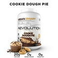thumbnail image 2 of Revolution Nutrition, Vegan Smart, Vegan Protein Powder, 20g Of Protein Per Scoop, 908g, 26 Servings, Dairy Free, Plant Based, Sugar Free, Soy Free, Keto Friendly, For Men & Women, Cookie Dough Pie (2 Pounds), 2 of 8