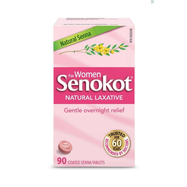 Comprimés de séné enrobé Senokot pour femmes 90 Tablets