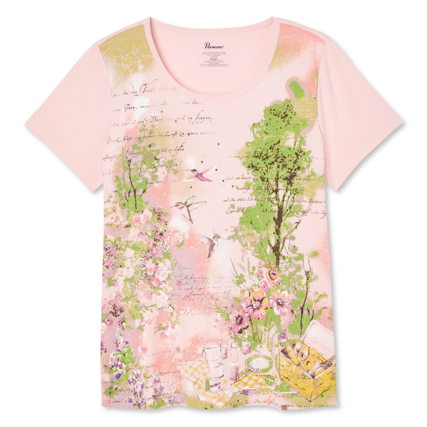 Penmans Women's Printed Short Sleeve Tee