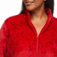 thumbnail image 4 of Penmans Plus Women's Printed Full-Zip Robe, 4 of 6
