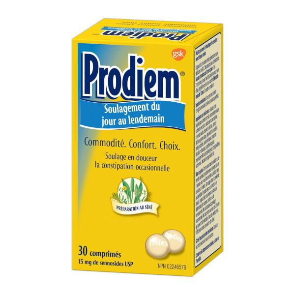 Prodiem Soulage en douceur la constipation occasionnelle 30 comprimés