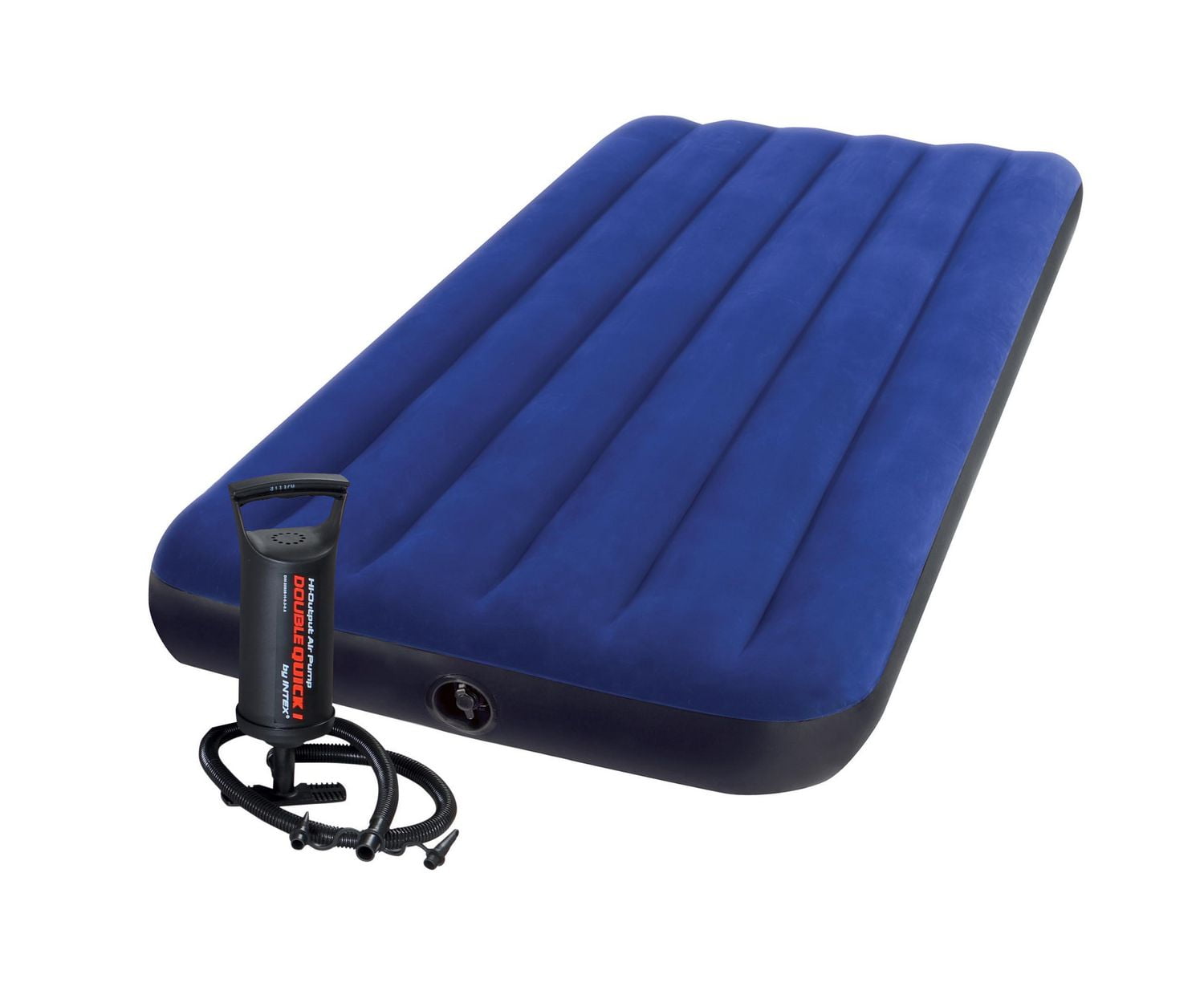 Intex Twin Downy Air Mattress with Mini Hand Pump ...