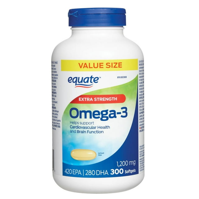 Equate Extra Strength Omega-3 1200mg