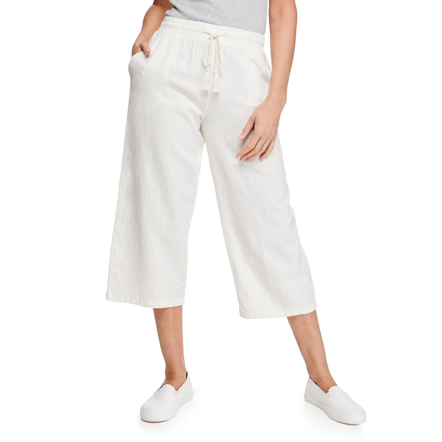 Penmans Women's Linen-Blend Pant with Tassels