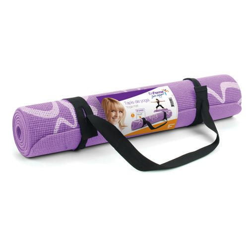 GoZone Memory Foam Yoga Mat, Burgundy, Durable and Lightweight 