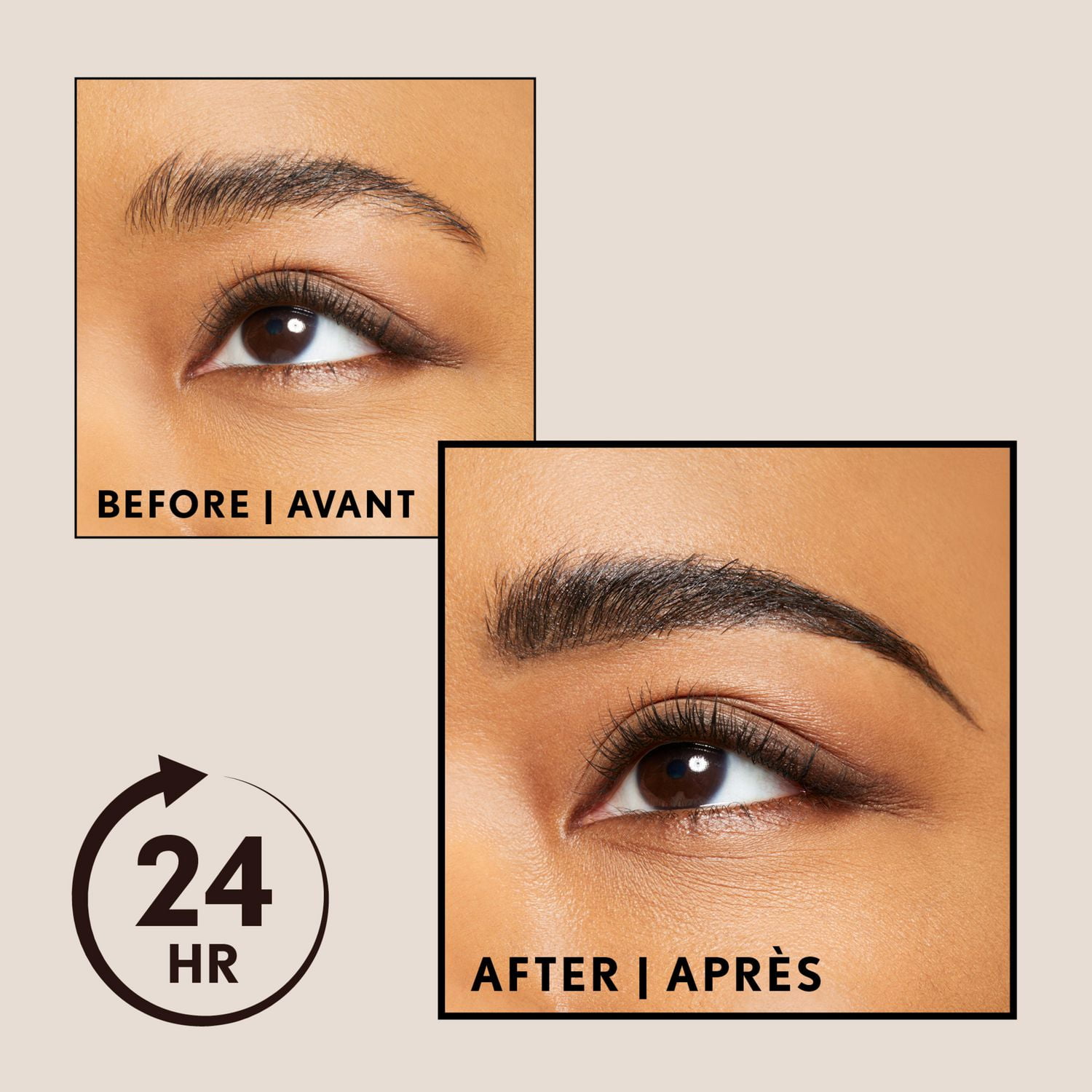 COVERGIRL Easy Breezy Brow 24HR Brow Ink Pen™, dual applicator, ultra-precise felt-tip, spoolie comb, water-resistant, lightweight, 100% Cruelty-Free, Eyebrow pen that lasts 24hrs