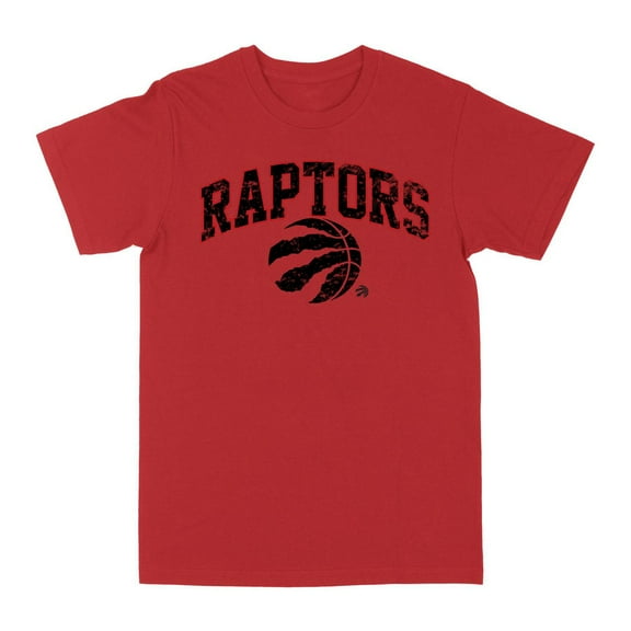 T-shirt vintage rouge vieilli des Raptors de Toronto de la NBA