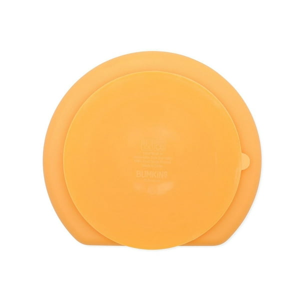 Bumkins Silicone Grip Dish, Suction Plate, Divided Plate, Baby Toddler  Plate, BPA Free, Microwave Dishwasher Safe 