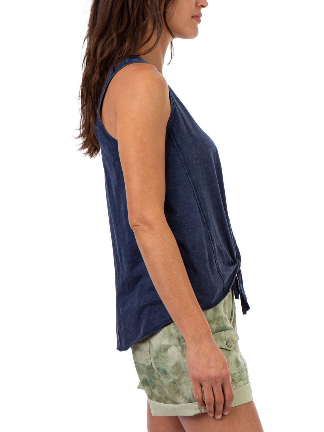 Jordache Women's Tie Front Tank