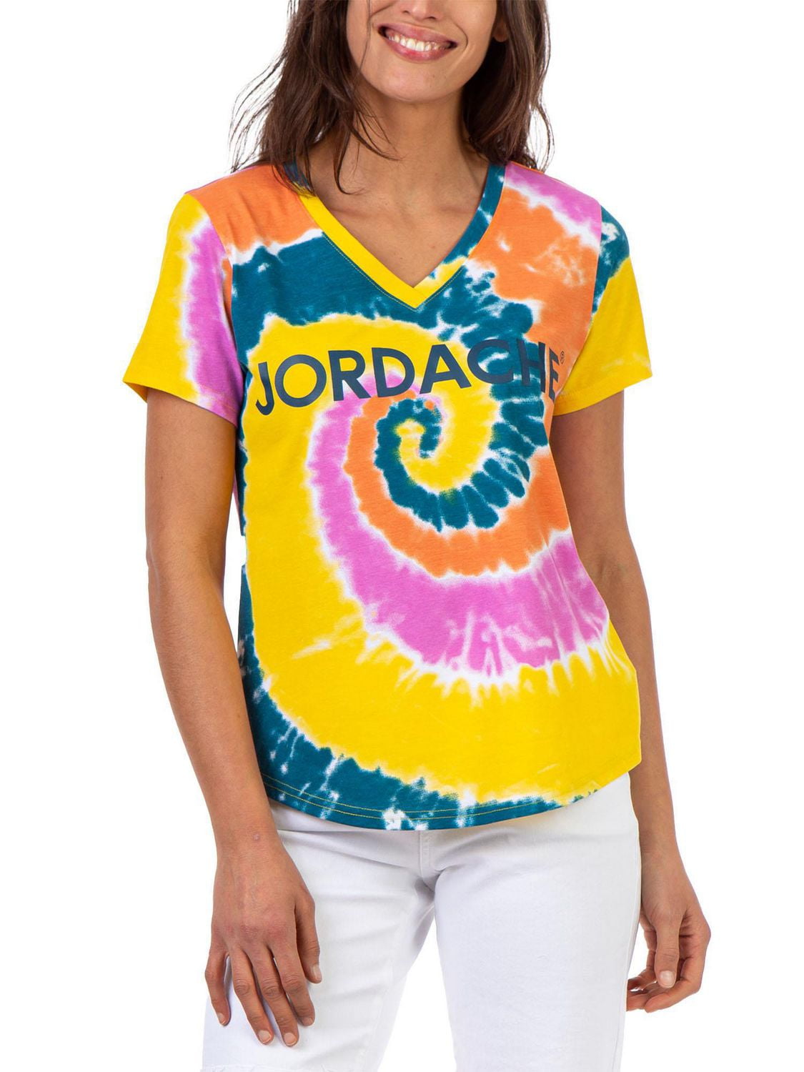 T-shirt Tie Dye Jordache pour femmes