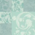 thumbnail image 1 of Blue Mountain Wallcoverings Arabesque Patch Sidewall Blue Cool Wallpaper, 1 of 1