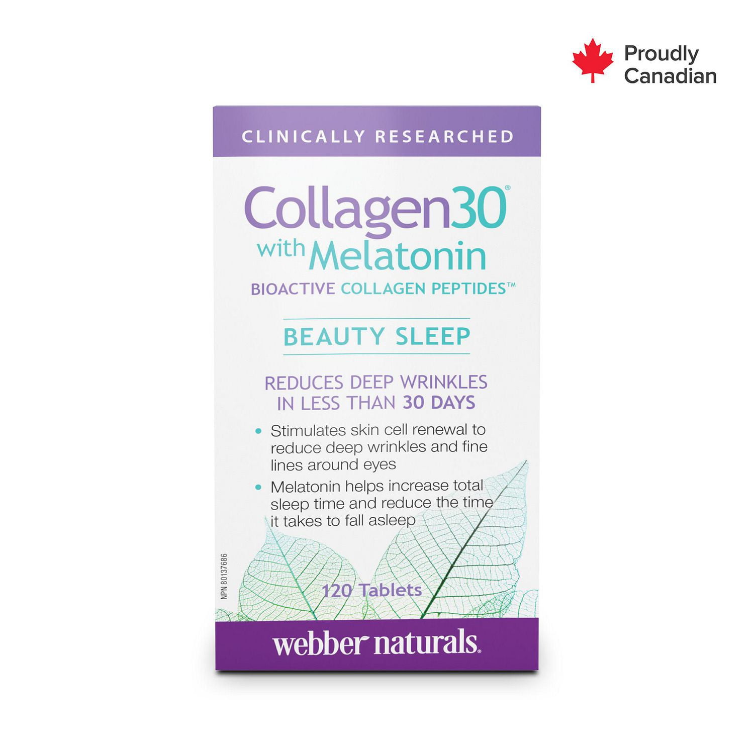Collagen30 avec mélatonine COLLAGEN PEPTIDESMC avec de la mélatonine