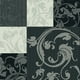 Papier Peint The wallpaper company 21 po - arabesque patch (black & white) – image 1 sur 1