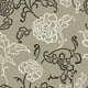 Papier Peint chrysanthèmes linéaires métalliques – image 1 sur 1