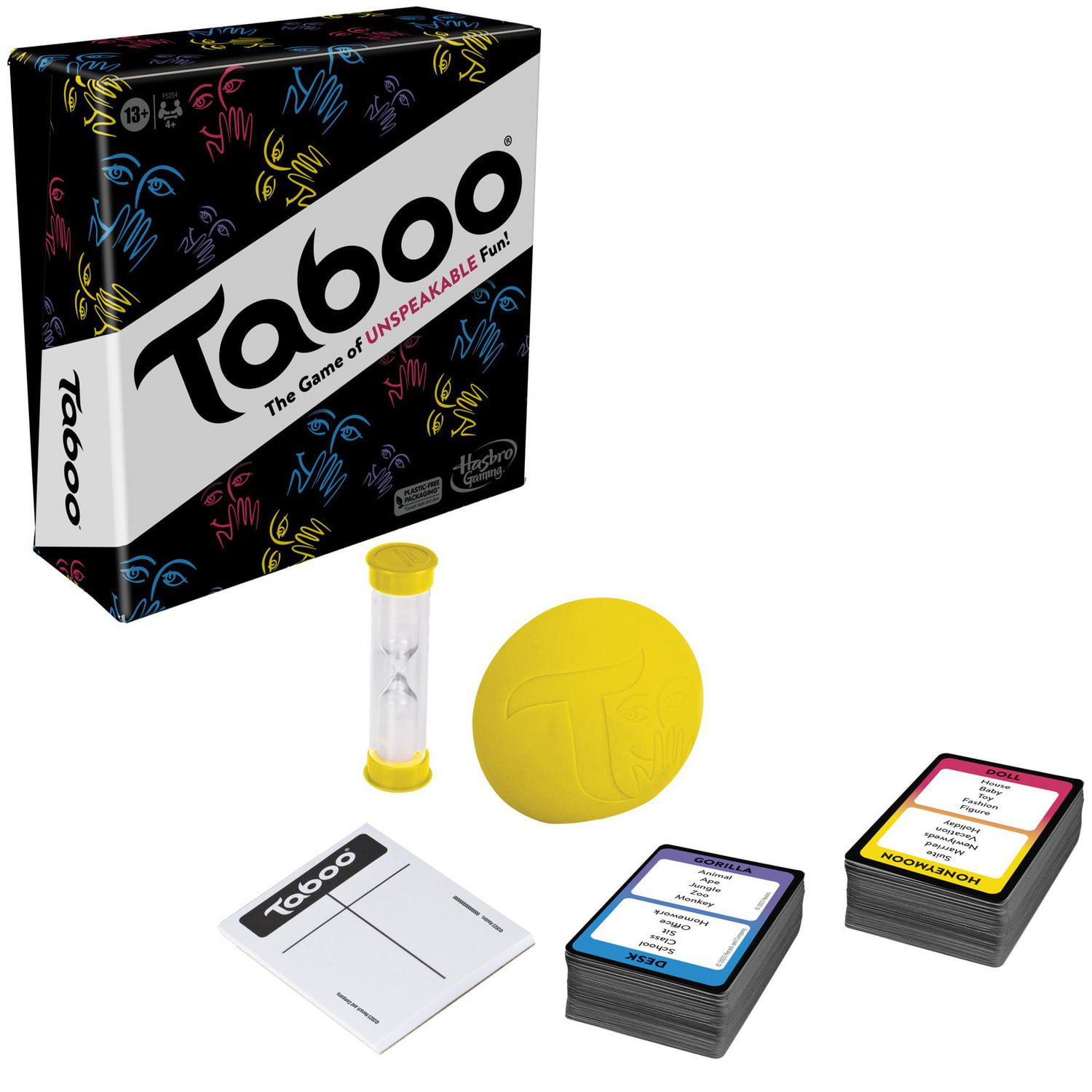 Taboo Board Game Word Guessing Party Games for Adults and Teens Ages 13 For 4 Players Hilarious Party Games for Game Night Word Games Walmart