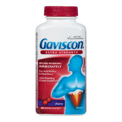 Gaviscon Extra-Fort Foamtabs À Croquer Cerise
