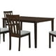 K-LIVING Diana Ensemble de table à manger rectangulaire avec chaises (Table avec 4 chaises) – image 4 sur 4