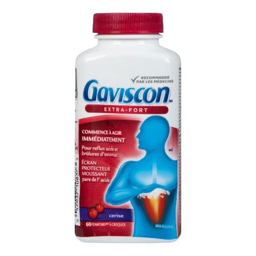 Gaviscon Extra-Fort Foamtabs À Croquer Cerise