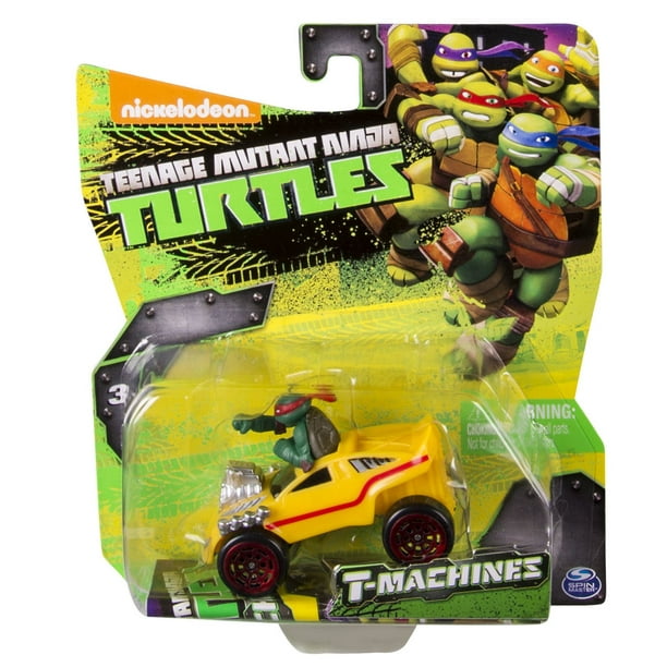 Figurine articulée Les Tortues Ninja - T-Machines - Raphael et son monster truck