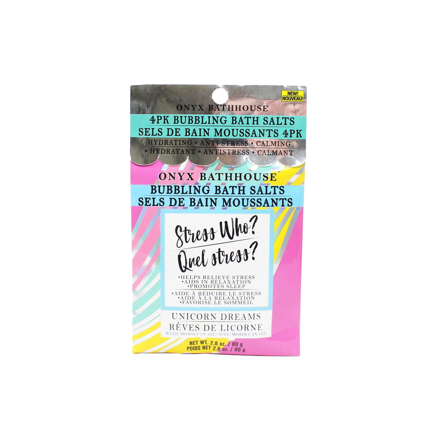 Onyx Bubbling Bath Salts 4pk Walmart Canada