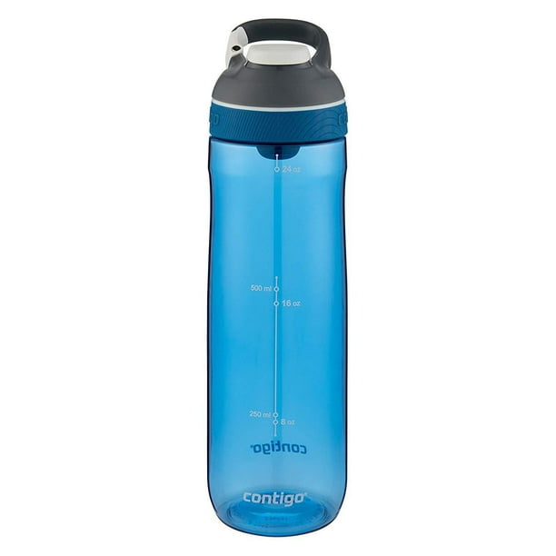 Contigo Autoseal Plastic Water Bottle, Assorted, 709-mL