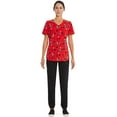 thumbnail image 2 of Scrubstar Women's Calling Canada V-Neck Print Scrub Top ​, 2 of 5