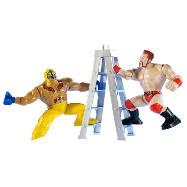 Coffret de démarrage Figurine articulées Sheamus et Rey Mysterio de la WWE Power Slammers