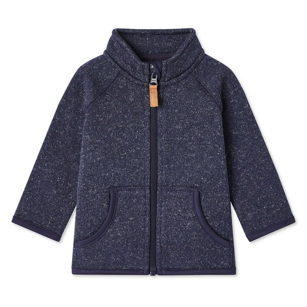 Baby Boys' Fleece FullZip Sweater Walmart.ca