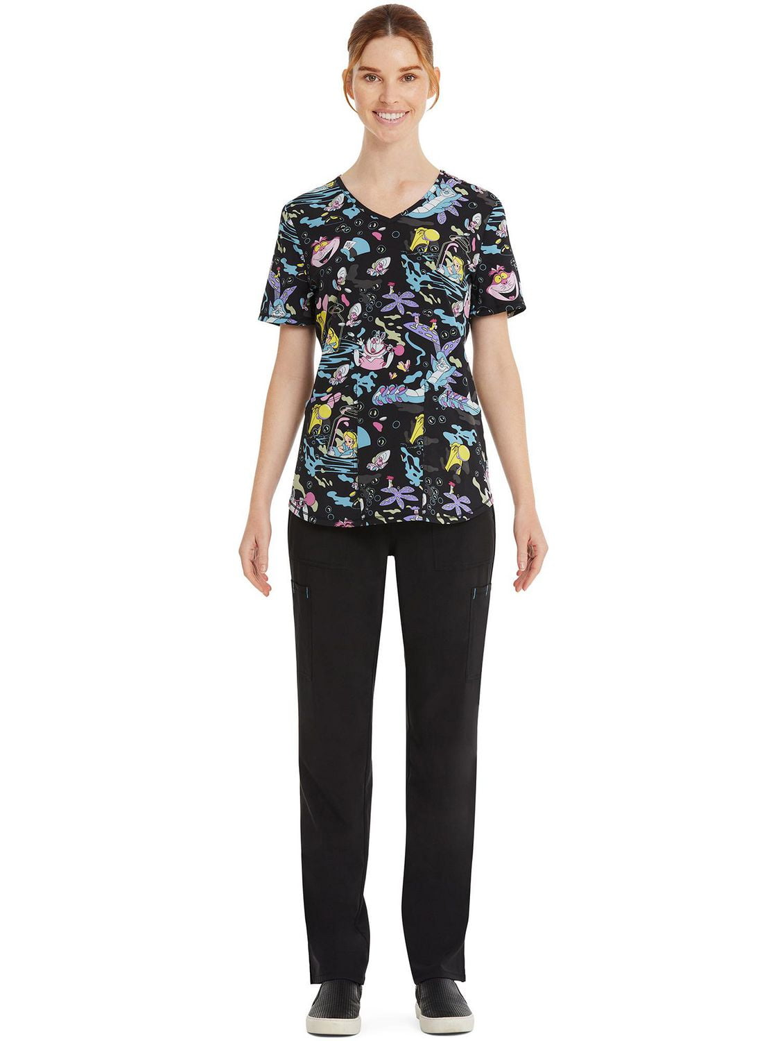 Alice in wonderland deals scrub top