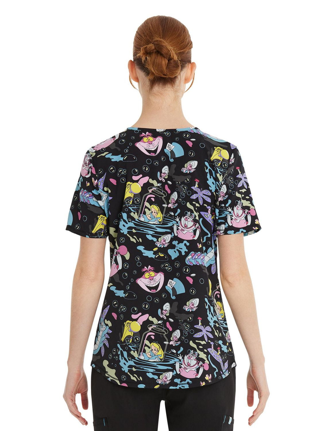 Alice in sale wonderland scrub top