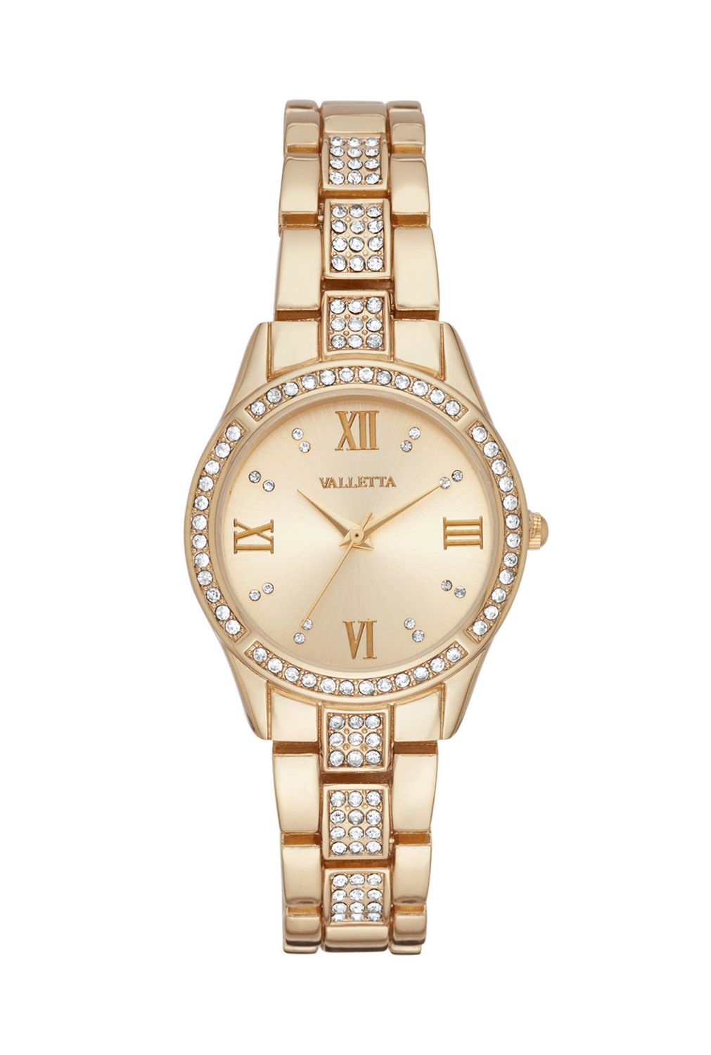 Montre mode femme George plaqu e or avec des cristaux Walmart.ca