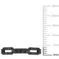 thumbnail image 3 of Asteria Black Diamond-Accent Sterling Silver Eternity Ring, Size 7 Only, 3 of 4