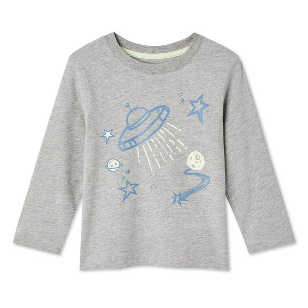 Toddler Boys' Long Sleeve Graphic Tee Walmart.ca