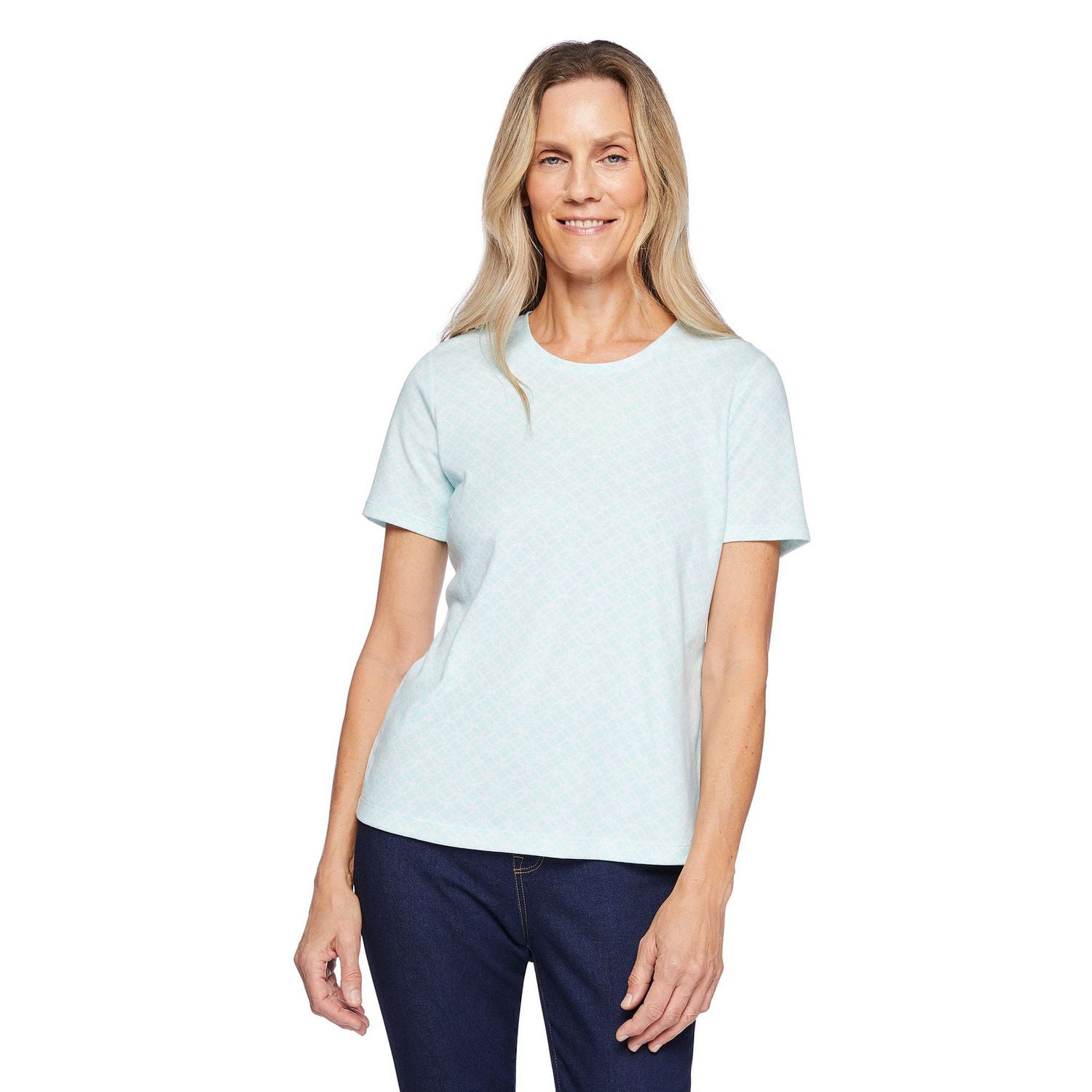 SSDN Women's Flower Printed Soft Sleep shirt Cotton Short Sleeve
